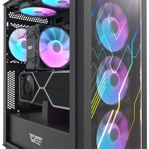 Корпус DarkFlash DK210 Black: Типоразмер Midi-Tower