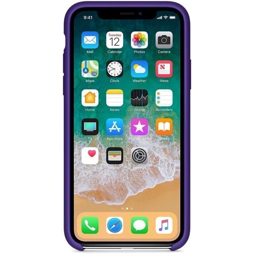 Чехол для iPhone Mobile Case Silicone Soft Cover Purple for iPhone 11 Pro: Цвет фиолетовый