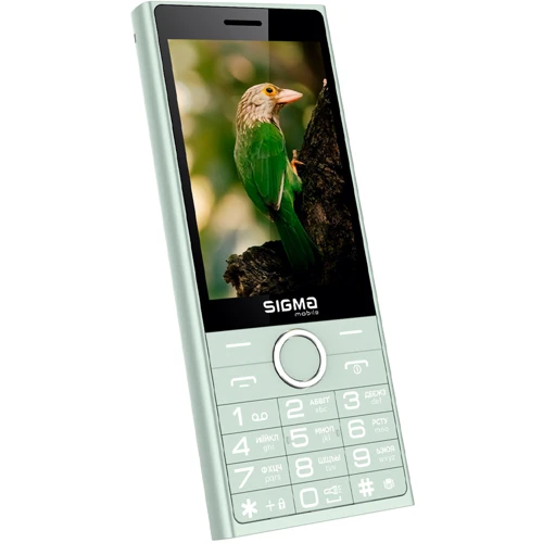 Мобильный телефон Sigma mobile X-style 353 TREND Mint (UA UCRF): Дисплей 3.5" LCD (480х320)