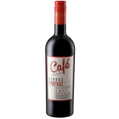 Вино CAFE CULTURE W.O. Pinotage, червоне, сухе, 2018, 0.75 л (MAR6002323005612)