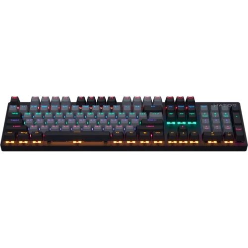 Клавіатура HATOR Starfall Rainbow Origin Blue (HTK-609-BGB): Підключення проводное