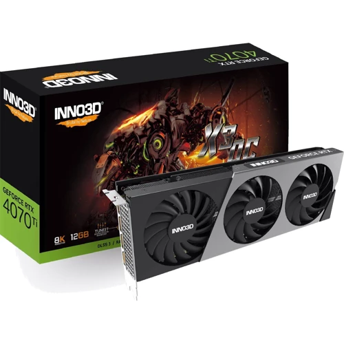 Видеокарта INNO3D GeForce RTX 4070 Ti X3 OC (N407T3-126XX-186148N): Тип памяти GDDR6X
