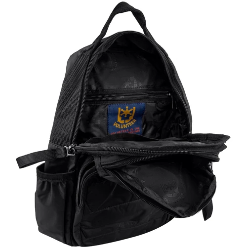 Мужская сумка-слинг Volunteer черная (VT-1713-21-black): Стиль Повседневный (Casual)