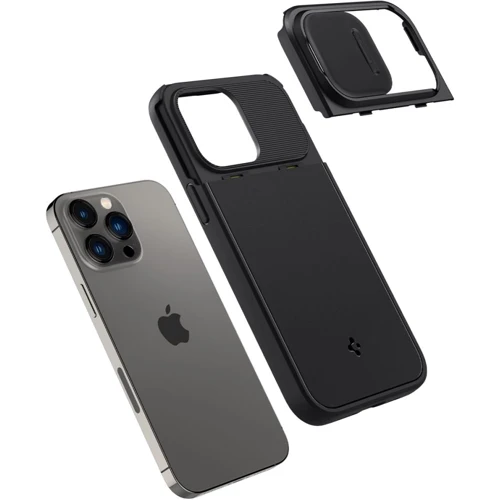 Чехол для iPhone Spigen Optik Armor MagFit Black (ACS04993) for iPhone 14 Pro фото 9