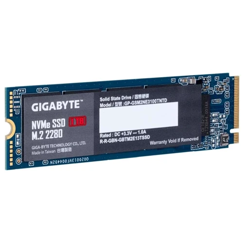 GIGABYTE M.2 PCIe 1 TB M.2 NVMe (GP-GSM2NE3100TNTD): Інтерфейс підключення M.2 (PCI-E 3.0)