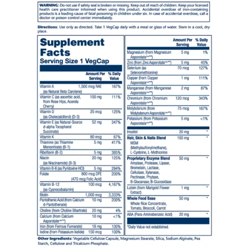 Solaray Once Daily Woman Multi-Vitamin Мультивитамины для женщин 90 капсул: Форма выпуска Капсулы