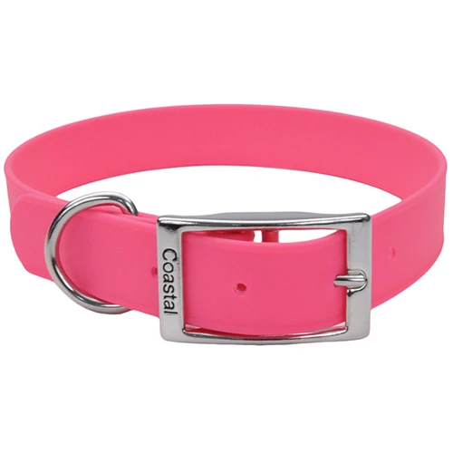 Ошейник Coastal Fashion Waterproof Dog Collar для собак биотановый розовый 2.5x61 см