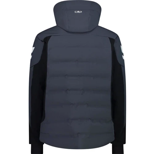 Гірськолижна куртка CMP Man Jacket Zip Hood (31W0327-U911) 50 сіра з капюшоном: Розмір 50
