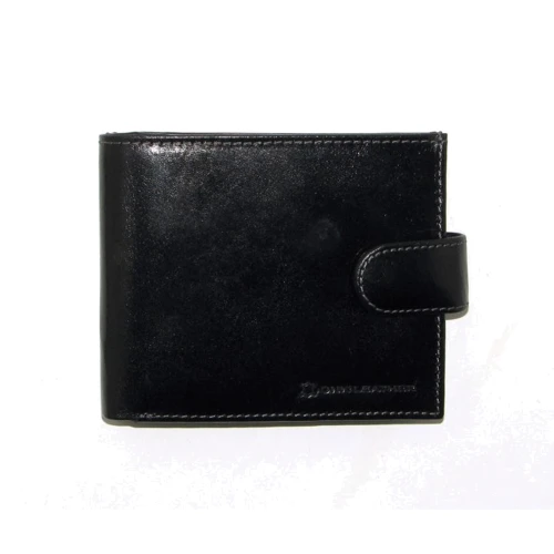 Мужское портмоне DNK Leather черное (N01L-NL BLACK)