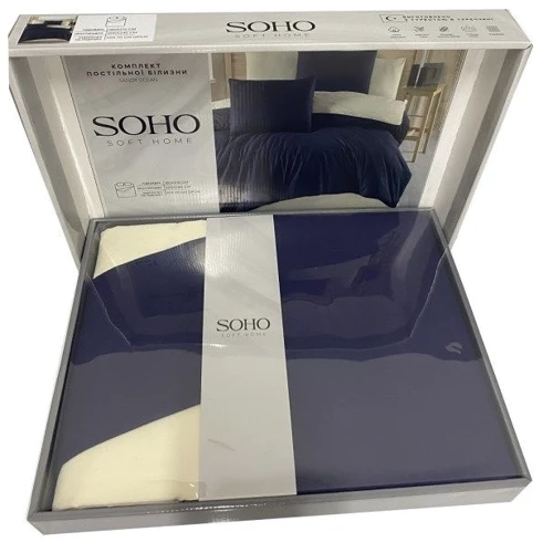 Комплект постельного белья SOHO Sandy Ocean хлопок двуспальный (6891062): Материал хлопок