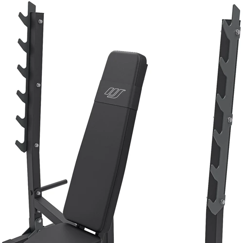 Скамья для жима и пресса Marbo Sport с подставками и отрицательным наклоном MS-L106 2.0 - (MR-29174)