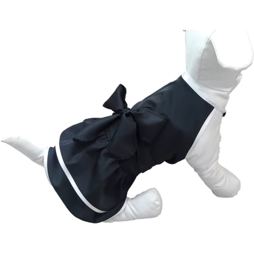 Платье Dogs Bomba с кантом O-23 one size Черный