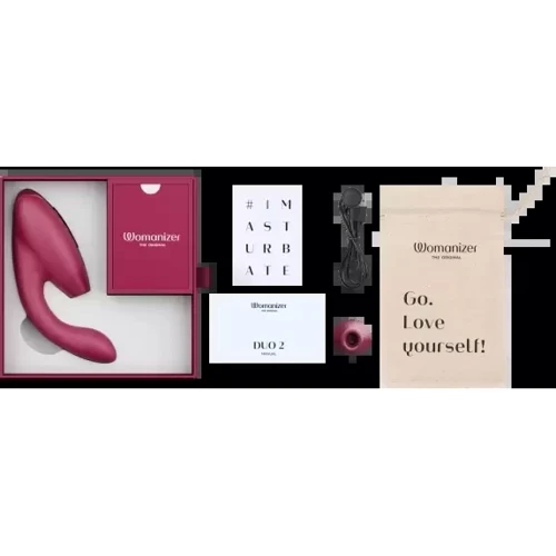 Вакуумный вибратор Womanizer - Duo 2 Bordeaux