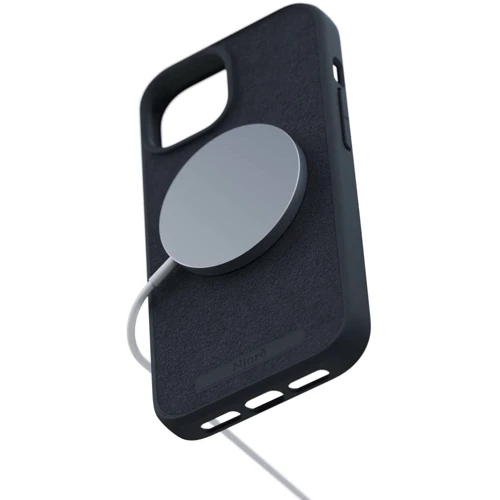Чехол для iPhone Njord Suede MagSafe Case Black (NA54SU00) for iPhone 15 Pro Max: Тип чехла накладка на заднюю часть