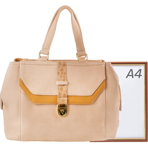 Женская сумка тоут Laskara бежевая (LK-20287-beige): Страна производитель Чехия