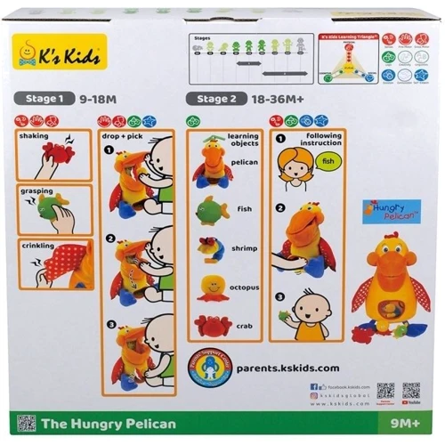 Игрушка развивающая K`s Kids Голодный пеликан (KA10208-GB)