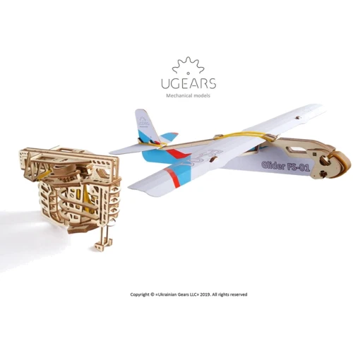 Механічний 3D пазл UGEARS "Пускач літачків" (70075) фото 8