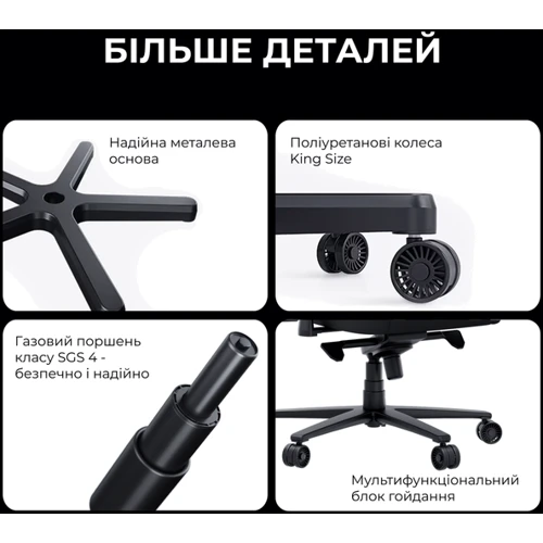 Кресло игровое Anda Seat Novis Plus Fabric Grey Size XL (AD23YC-XL-01-G-F-G04)