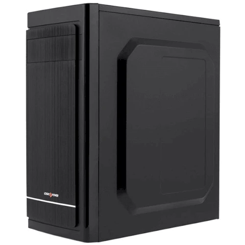 Корпус Logicpower 2006-500W 12см, 2хUSB2.0, Black: Типорозмір Midi-Tower