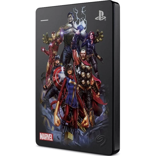 Внешний жесткий диск Seagate Marvel's Avengers Team Special Edition Game Drive 2TB for PlayStation 4: Объем памяти 2 ТБ