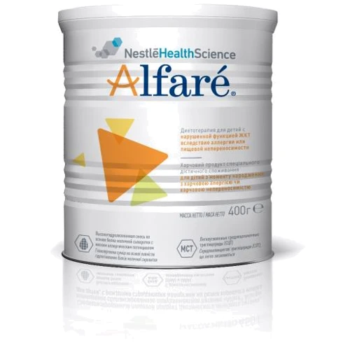 Суха лікувальна гіпоалергенна суміш Nestle Alfare для дітей з народження Alfare 400г (8717405009430)