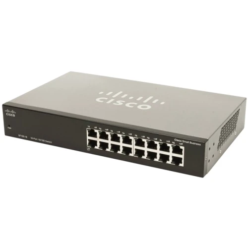 Сетевой коммутатор Cisco SB SF100-16: Тип неуправляемый
