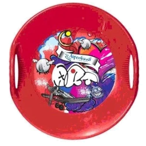 Зимние санки-тарелка Alpen Ufo с принтом красные: Производитель Alpen Gaudi
