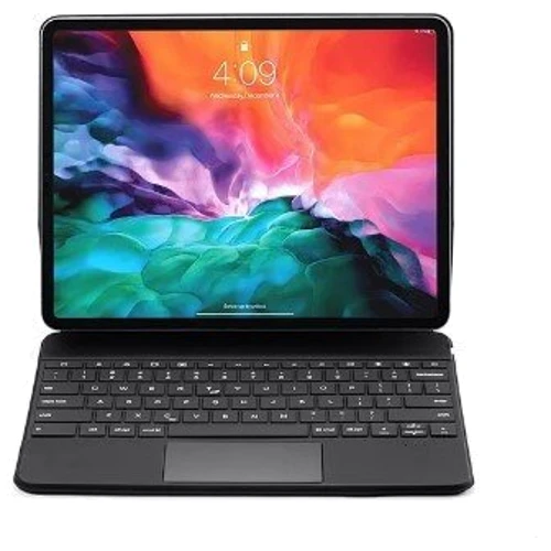 Аксессуар для iPad WIWU Magic Keyboard Bluetooth Wireless Magnetic Attached Stable Black for iPad Air 13 (2024 / 2025) / iPad Pro 12.9 (2018-2022): Материал искусственная кожа