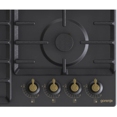 Варочная поверхность газовая Gorenje GW642CLB: Количество конфорок 4