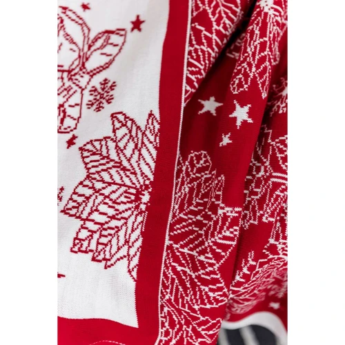 Плед Прованс Різдвяний червоний 90х130 см (29801)