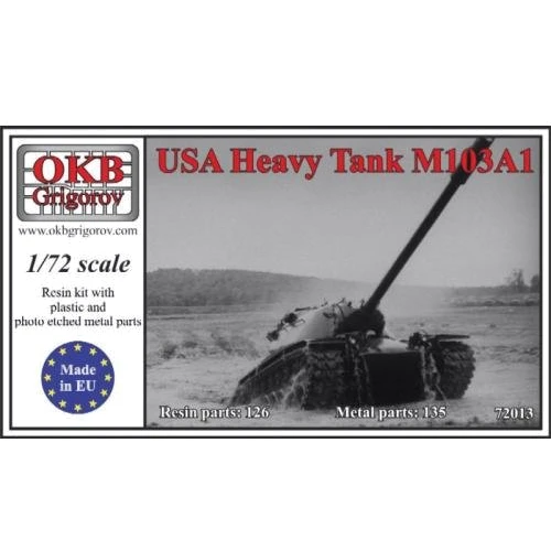 Модель OKB Grigorov Американский тяжелый танк М-103А1 (OKB-V72013)