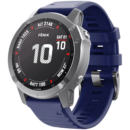 Ремінець Armorstandart Silicone 26mm для Garmin Fenix 5x/6x Dark Blue (ARM60804)