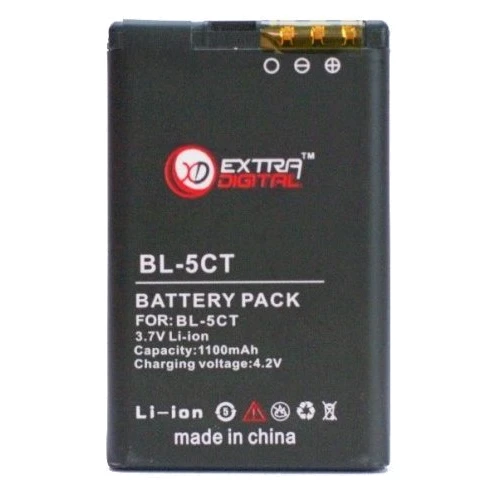 Аккумулятор ExtraDigital 1100mAh Nokia BL-5CT