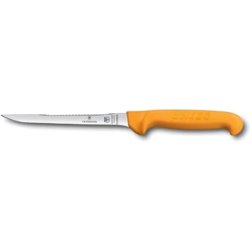 Кухонный нож Victorinox Swibo Fish Filleting 16см желтый (58448.16)
