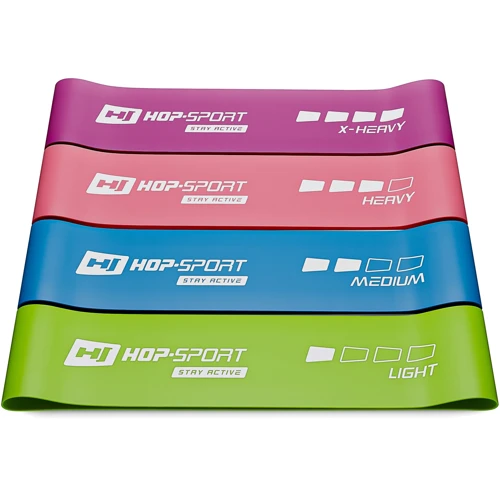 Еспандер Hop-Sport Набір гумок для фітнесу 60x7.5 см (HS-L675RL)