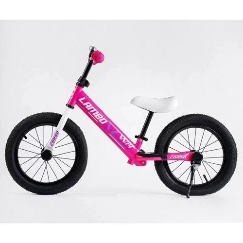 Беговел Corso Lambo 14" (L-0369): Цвет розовый