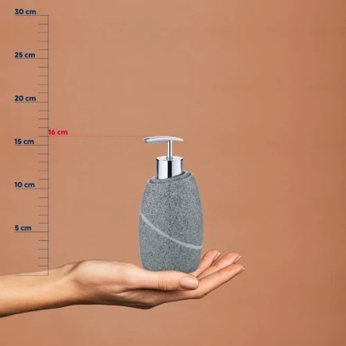 Дозатор для рідкого мила KELA Talus сірий 300 мл (20257)