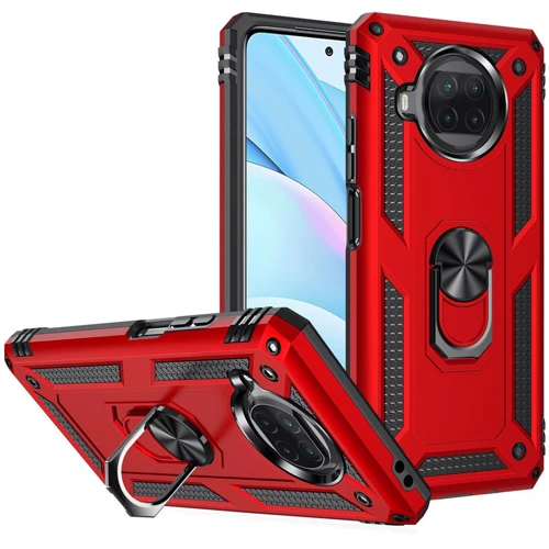 Чехол для телефонов Mobile Case Shockproof Serge Magnetic Ring Red for Xiaomi Mi 10T Lite: Тип накладка на заднюю часть