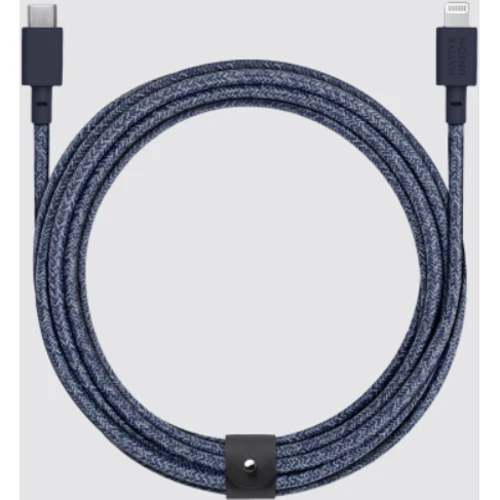 Кабель Native Union Belt Cable XL USB-C to Lightning 3m Indigo (BELT-CL-IND-3-NP)