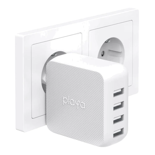 Зарядное устройство Playa by Belkin Wall Charger Home 4xUSB 40W 2.4A White (PP0003VFC2-PBB): Тип сетевое
