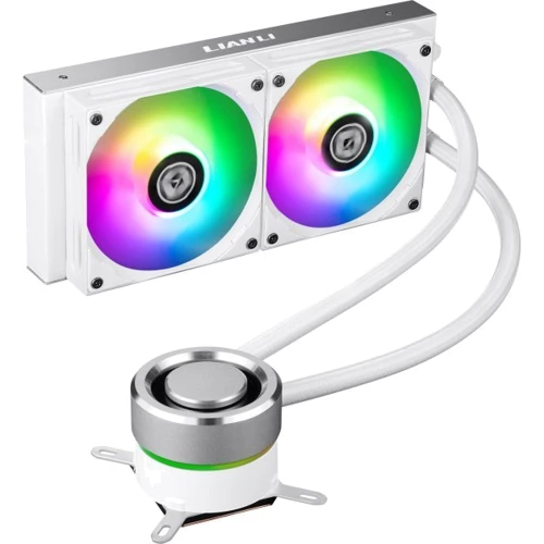 Система охлаждения Lian Li СВО LIAN LI Galahad AIO 240 White Liquid Cooler with RGB (G89.GA240A.00)
