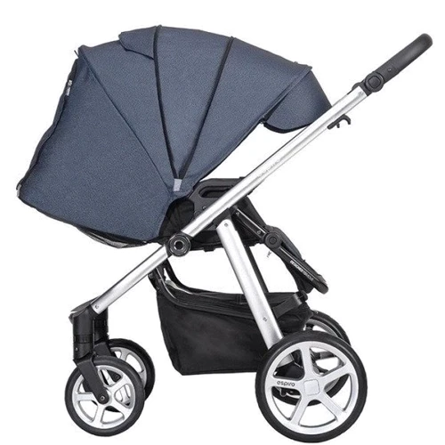 Універсальна коляска 2 в 1 Espiro Next Multicolor Navy City, денім (5906724204661): Тип коляски Універсальна коляска (2-в-1)