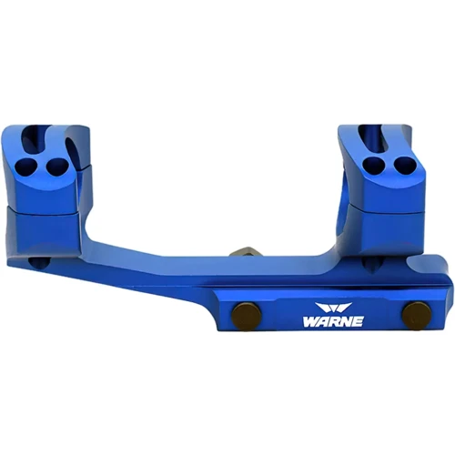 Крепление-моноблок Warne X-Skeleton Mount. d - 30 мм. Ultra High. Weaver/Picatinny. Blue (XSKEL30BU)