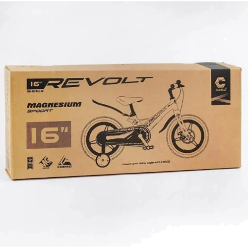 Велосипед 2-х колёсный Corso Revolt 16" MG-16442: Диаметр колес, дюймов 16