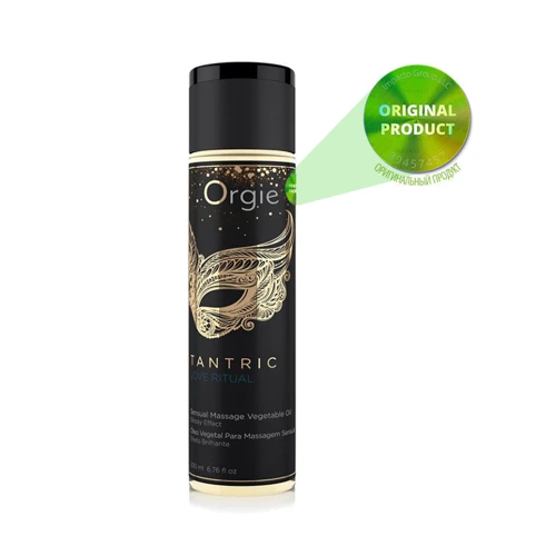 Массажное масло Orgie – Tantric Love Ritual (200 мл), для тантрического массажа, увлажнение