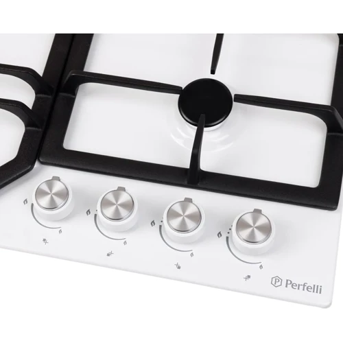 Варочная поверхность Perfelli HGM 61424 WH: Количество конфорок 4