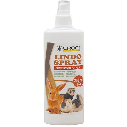 Спрей 2в1 лосьйон та шампунь для гризунів Croci Lindo Spray 250 мл (R1AS0068)