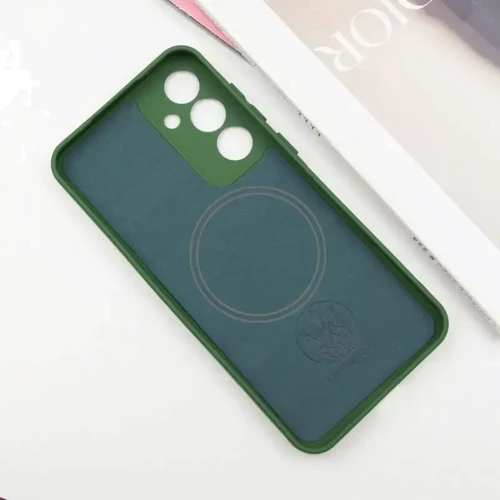 Чехол для телефонов Lakshmi Case Silicone Cover Full Camera MagFit Dark Green for Samsung S911 Galaxy S23: Совместимость Samsung S911 Galaxy S23