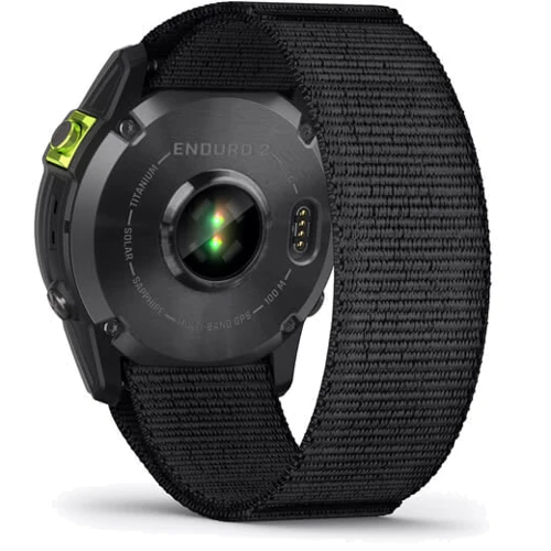 Смарт-часы Garmin Enduro 2 Carbon Gray DLC Titanium with Black UltraFit Nylon Strap (010-02754-01) фото 10