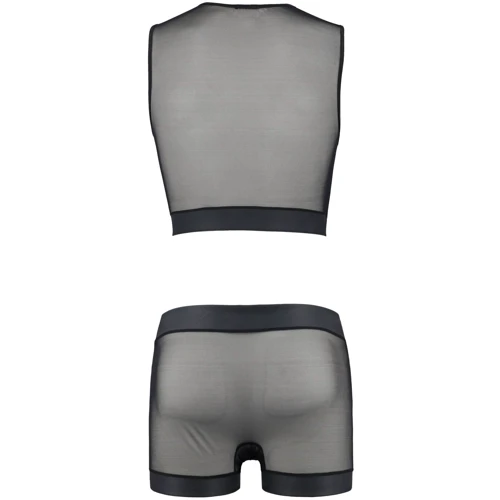 Изысканный комплект Passion 053 SET WILLIAM black S/M